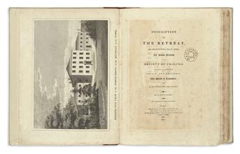 TUKE, SAMUEL. Description of the Retreat, an Institution near York, for Insane Persons of the Society of Friends.  1813
